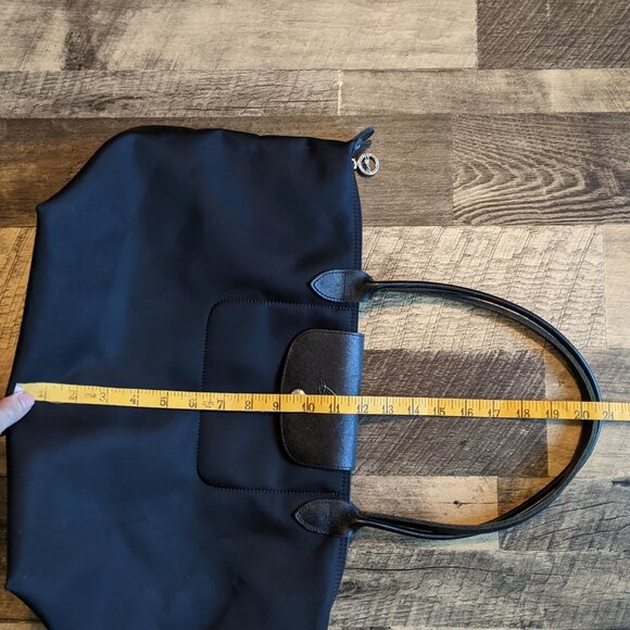 Longchamp Les Pliages Neo Tote Bag Black Nylon & Leather - Picture 8 of 10